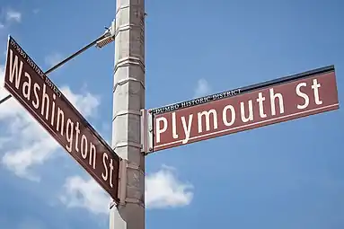 DUMBO Historic District street signs