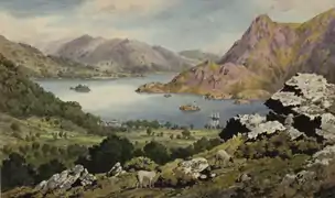 Ullswater painted in 1825