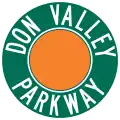 Don Valley Parkway shield