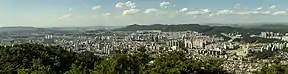 view of Daejeon from Bomunsan Mountain