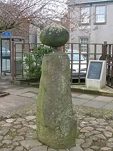 The Dagon stone in Hasting's Square, Darvel. 2007.