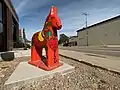 Dala horse in downtown Scandia, Minnesota