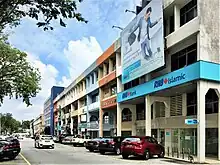 Shoplots along Jalan SS22/25 in Damansara Jaya.