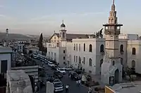 Mariamite Cathedral, Damascus, with the 'Umariyya Minaret at the front, to the right