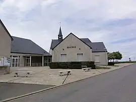 The town hall in Dambron