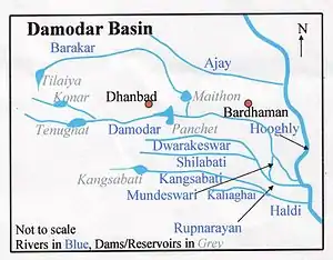 Damodar Map