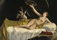 Danaë by Orazio Gentileschi, 1621–23.