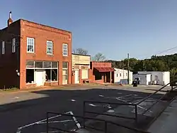 Buildings along Courthouse Circle in Danbury