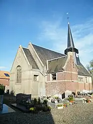 The church in Dancourt-Popincourt