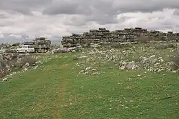 Daorson, Bosnia, built around a prehistoric central fortified settlement or acropolis (existed there cca. 17-16th to the end of the Bronze Age, cca. 9-8th c. BCE), surrounded by cyclopean walls (similar to Mycenae) dated to the 4th c. BCE.