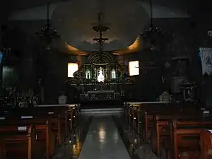 View of the sanctuary from the nave