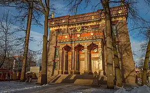 Datsan Gunzechoinei in Saint Petersburg, the northernmost Buddhist temple in Russia.