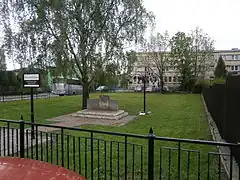 David Ben-Gurion Square—site of the house where Ben-Gurion was born, Płońsk, Wspólna Street.