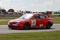 David Pinkney driving a 156 at the Snetterton round of the 2007 British Touring Car Championship