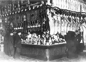 Davies' stall at St. Lawrence Market