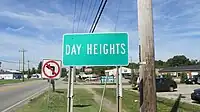 Day Heights community sign