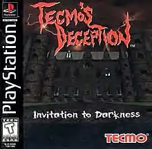 Box cover of Tecmo's Deception: Invitation to Darkness