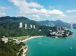 Aerial view of Deep Water Bay