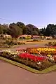 The formal garden from the entrance