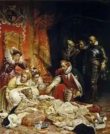 The Death of Elizabeth I, Queen of England, 1828, Louvre