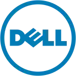 Dell's logo, used before the acquisition of EMC, used from 2010 to 2018