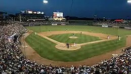 The Dell Diamond is the home field for the Round Rock Express.