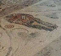 Mosaic of a theatre mask