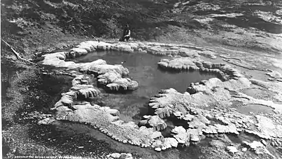 Deluge Geyser, Heart Lake Geyser Basin, 1872 William Henry Jackson