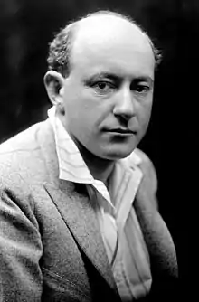 Picture of Cecil B DeMille, a famous American film director, producer and actor of the early cinematic era.