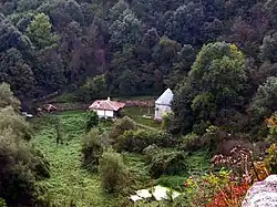 Distant view towards the complex