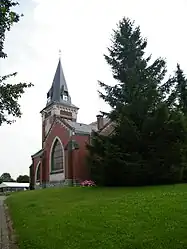 The church in Démuin