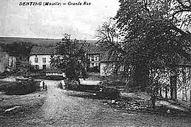 The Grande-Rue of the village at the start of the 20th century