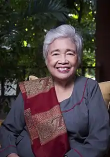 Leonor Briones, Secretary of Education of the Philippines.