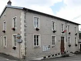 The town hall and school in Derbamont