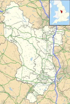 Wingerworth is located in Derbyshire