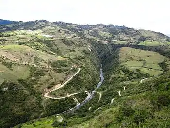 Road to Paso del Ángel