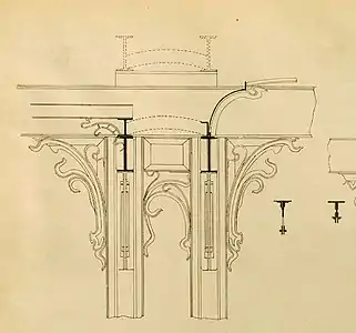 Design of Hôtel Solvay interior decoration by Horta