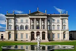 Villa Tittoni Traversi, Desio, garden facade