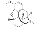 Chemical structure of desocodeine.