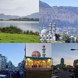 Lake Hayq; Dessie City View; Downtown; Mosque; Haji Mohamed Yasin tower