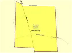 Detailed map of Miltonsburg