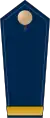 Blue epaulette with 1 golden band