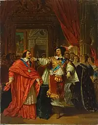 Condé and Mazarin, by Eugène Devéria, c. 1835, oil on canvas, Musée des Beaux-Arts d'Orléans, Orléans, France