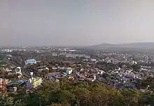 Dewas City View From Tekri Hilltop