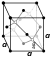 Diamond cubic crystal structure for silicon