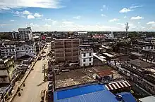 aerial view of Dibrugarh