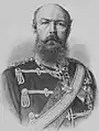 Prince Frederick Charles of Prussia wearing the 1870 Grand Cross.