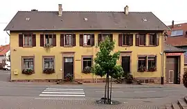 The town hall in Dingsheim