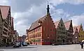 Market place with "Deutsches Haus"  (3rd from right)