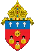 Coat of arms of the Roman Catholic Diocese of Balanga